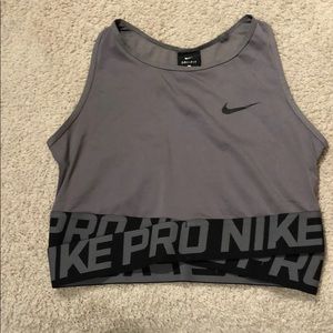 NikePro Dri-fit Cropped Tank